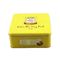 Boîtes en métal de bidon de biscuit de Nestle avec des couvercles, bidons de sucrerie de couleur de tache jaune petits fournisseur